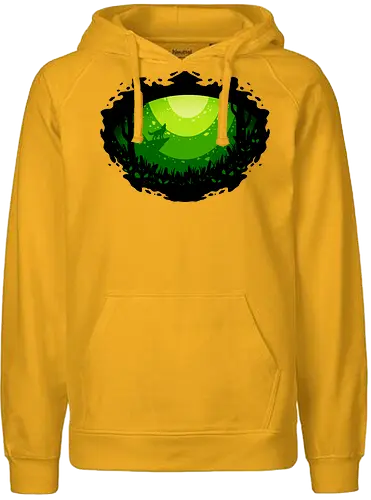 eye of nature  - nocturnal, wild, animal, wolf, owl, night, insomnia, coffee, beast, jungle, forest, horror, art, illustration, night vision - Fairtrade Hoodie