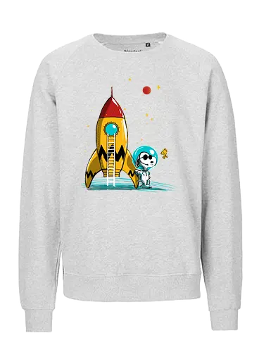 Space explorer - comics, cute, space, cartoon, charlie brown - Fairtrade Sweatshirt