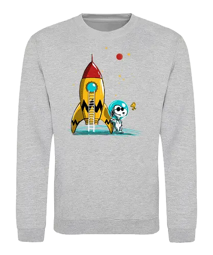 Space explorer - comics, cute, space, cartoon, charlie brown - Sweatshirt