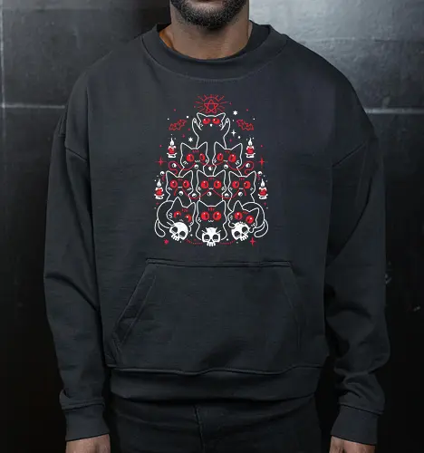 Gothic Christmas Kittens