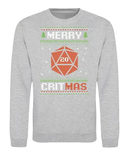 Ugly Sweater Christmas RPG - Ugly Sweater, Holiday, Christmas, Merry Christmas, Ugly Christmas Sweater, Pixel Art, rpg, fantasy, adventure, d20, Pen and Paper, role-playing game, tabletop, game master, Santa Claus, fun, funny, Christmas Vacation, Christmas Sweater, Christmas Eve, Role-play, Role-playing, Dungeon Master - Sweatshirt