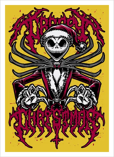 Creepy Christmas Skeleton