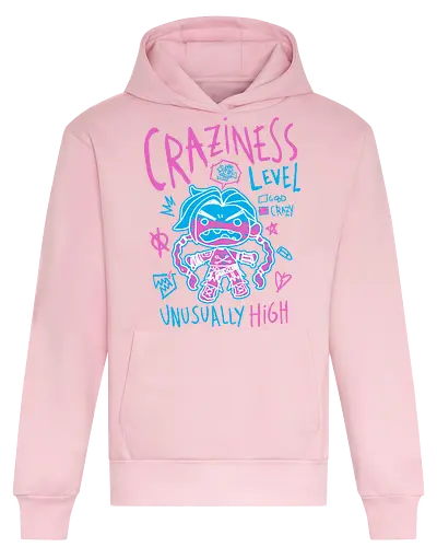 Craziness Levels - arcane, Gaming - Heavyweight Hoodie