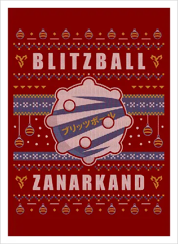 Blitzball Zanarkand Ugly Sweater