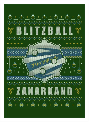 Blitzball Zanarkand Ugly Sweater