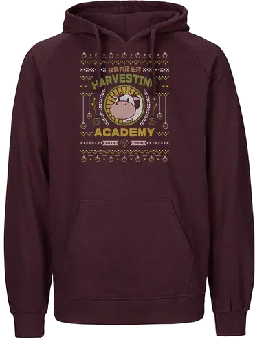 Kawaii Harvesting Ugly Sweater - harvest, cute, moon, farmer, farming, harvesting, gaming, gamer, video game, rpg, jrpg, story of seasons, rune factory, ugly christmas sweater - Fairtrade Hoodie