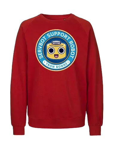 Servbot Emblem - mega, rising, frank west, zombrex, servbot, video game, gaming, gamer, survival horror, willamette parkview mall, biohazard, tron bonne - Fairtrade Sweatshirt