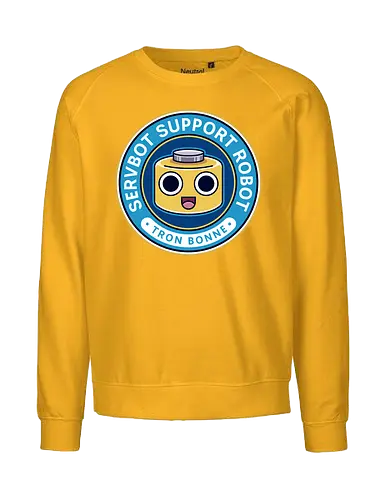 Servbot Emblem - mega, rising, frank west, zombrex, servbot, video game, gaming, gamer, survival horror, willamette parkview mall, biohazard, tron bonne - Fairtrade Sweatshirt