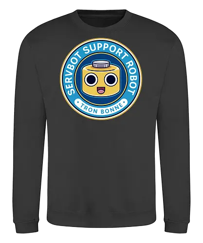 Servbot Emblem - mega, rising, frank west, zombrex, servbot, video game, gaming, gamer, survival horror, willamette parkview mall, biohazard, tron bonne - Sweatshirt