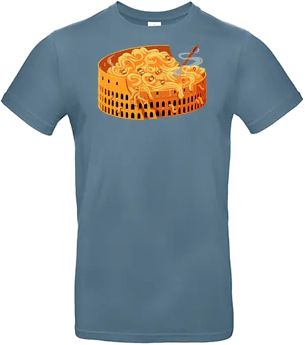 Pasta Colossale - pasta, italy, rome, colosseum, travel, tourist, funny, food, foodie, eating - Standard T-Shirt