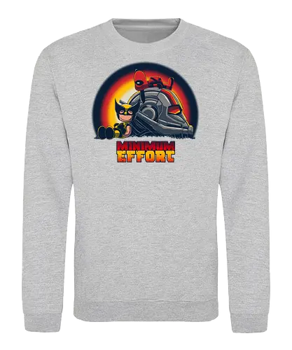 Minimum Effort - Peanuts, Antihero, Superhero, Charlie, Brown - Sweatshirt