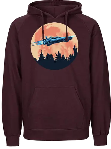 Sky Of The Future - Future, Delorean - Fairtrade Hoodie
