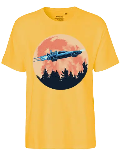 Sky Of The Future - Future, Delorean - Fairtrade T-Shirt