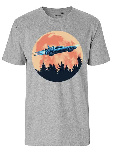 Sky Of The Future - Future, Delorean - Fairtrade T-Shirt