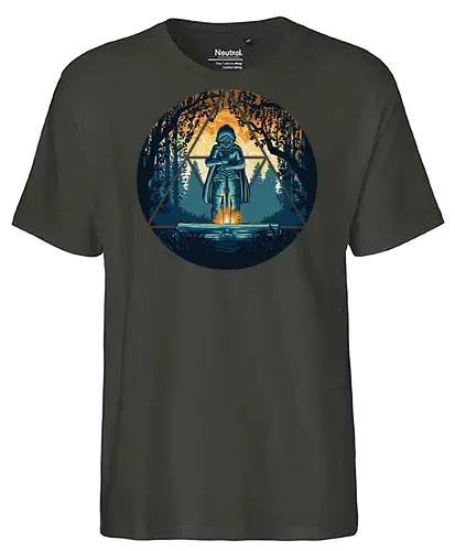 Sword in The Woods - Legend, Hero of Time, Master sword - Fairtrade T-Shirt