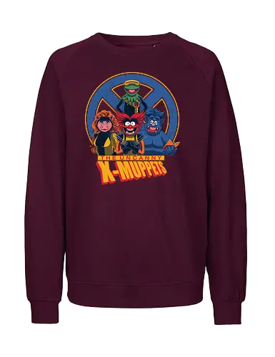 X-puppet - puppet, superhero - Fairtrade Sweatshirt