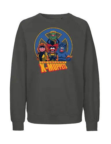 X-puppet - puppet, superhero - Fairtrade Sweatshirt