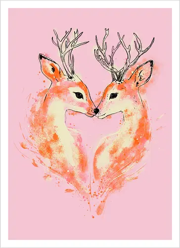 Deers in love