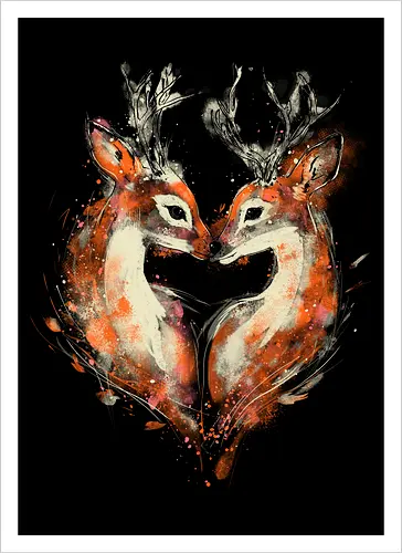 Deers in love