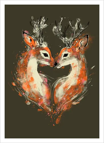 Deers in love