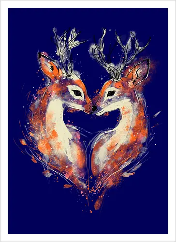 Deers in love