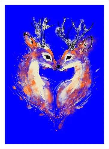 Deers in love