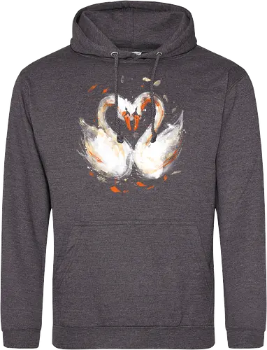 Swans in love