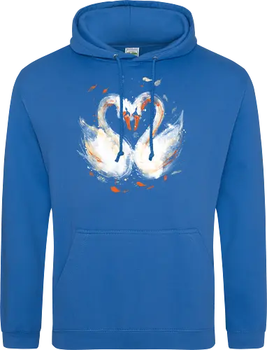 Swans in love