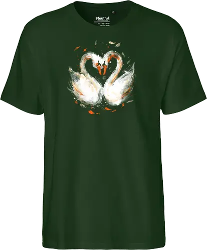 Swans in love