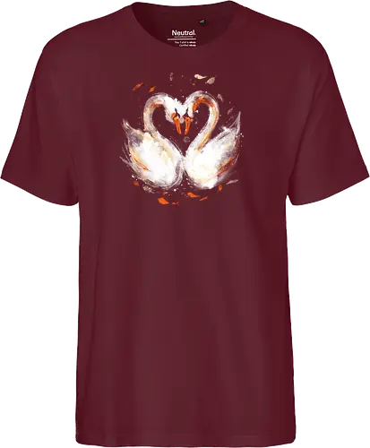 Swans in love