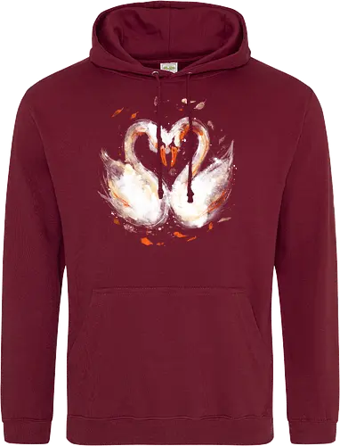 Swans in love