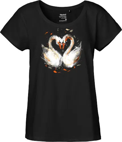 Swans in love