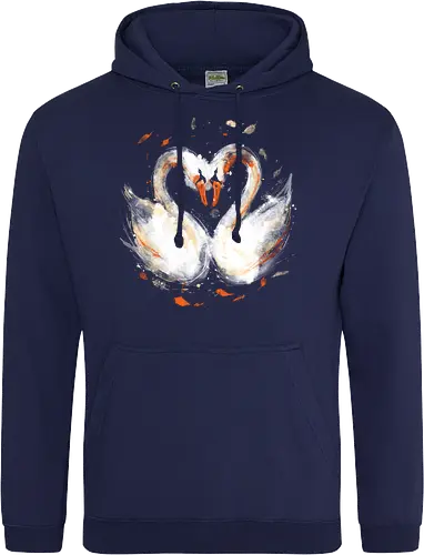 Swans in love
