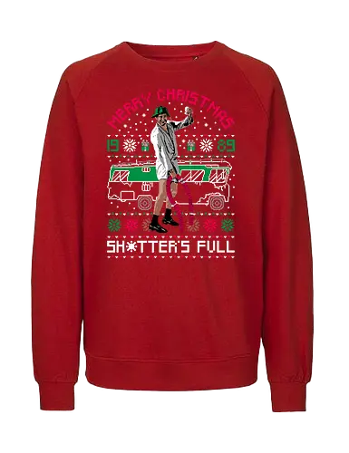 Cousin Eddie Christmas Vacation - Christmas, sweater, lampoons, national, vacation, holiday, chevy, 80s, cousin Eddie, full, rv, funny, clark, Christmas vacation - Fairtrade Sweatshirt