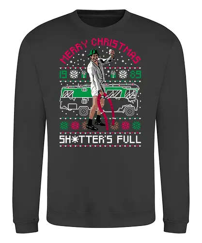 Cousin Eddie Christmas Vacation - Christmas, sweater, lampoons, national, vacation, holiday, chevy, 80s, cousin Eddie, full, rv, funny, clark, Christmas vacation - Sweatshirt