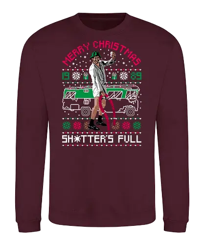 Cousin Eddie Christmas Vacation - Christmas, sweater, lampoons, national, vacation, holiday, chevy, 80s, cousin Eddie, full, rv, funny, clark, Christmas vacation - Sweatshirt