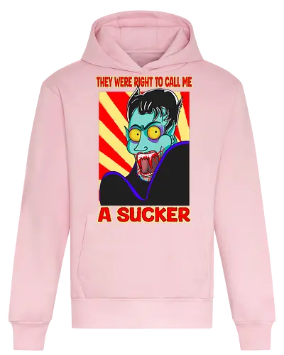 A Sucker (Ein Sauger) - Vampir, Halloween, Humor, Sarkasmus, Goth, Cartoon, Sauger, Blutsauger, Kunst, spooky, Horrorliebhaber, Monsterklassiker, Dracula, Nosferatu, Horror, Horrorfan, lustigerHorror, Blut, Untoter, Horrorfilm, Horrorstreifen, Horrorbücher, gothic, gotisch, gotik, gotische, manga, anime, DunklerHumor - Heavyweight Hoodie