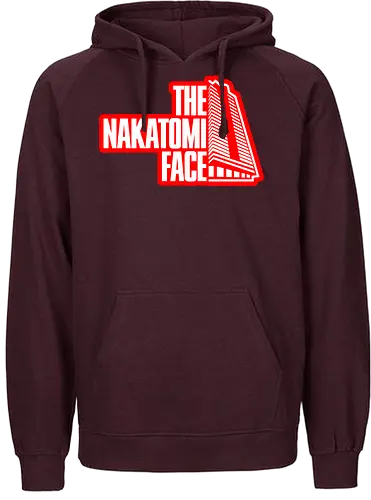 red face - ugly christmas, christmas, xmas, nakatomi, plaza, christmas party, logo, diehard, winter, snow, pixel, vintage, classic, retro - Fairtrade Hoodie
