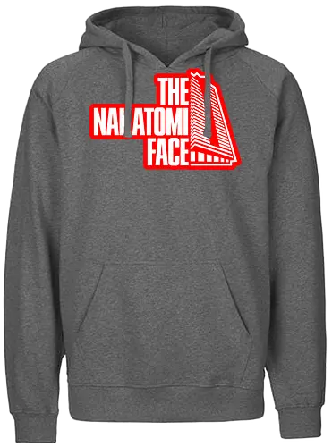 red face - ugly christmas, christmas, xmas, nakatomi, plaza, christmas party, logo, diehard, winter, snow, pixel, vintage, classic, retro - Fairtrade Hoodie