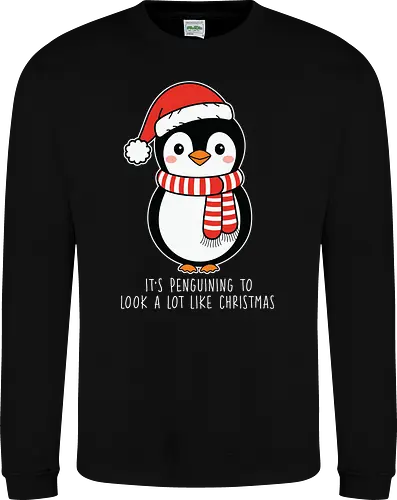 Its penguining to look alot like Christmas