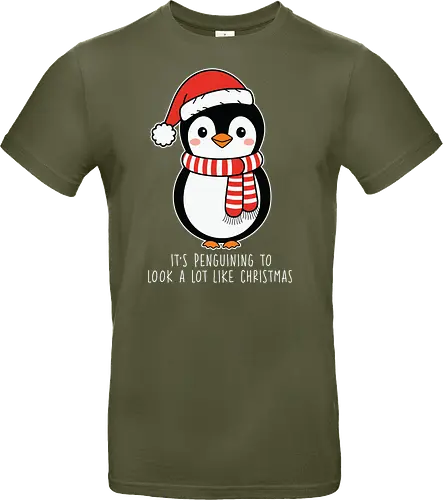 Its penguining to look alot like Christmas