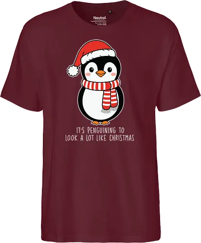 Its penguining to look alot like Christmas