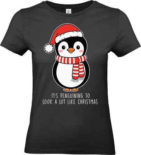 Its penguining to look alot like Christmas