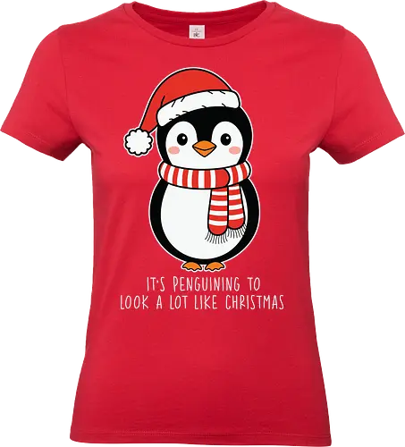 Its penguining to look alot like Christmas