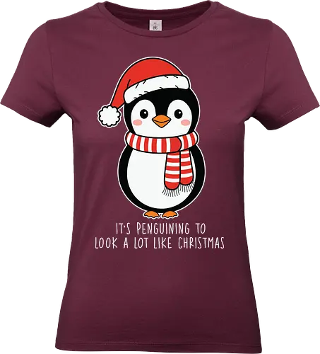 Its penguining to look alot like Christmas