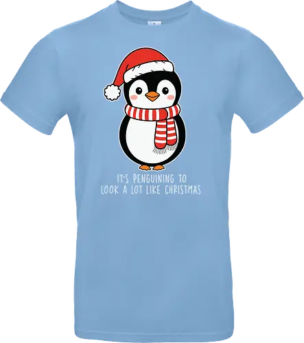 Its penguining to look alot like Christmas