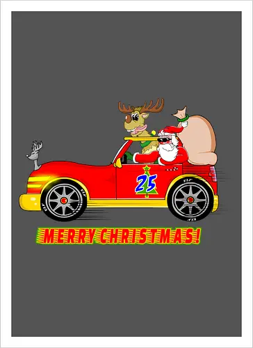 Merry Christmas Santa's Car