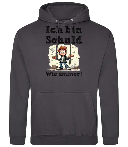 Ich bin Schuld - Wie immer ! (Hell) - Geschenk, Spass, Party, Witzig, Lustig, Böse, Kinder, Nerven, Verrückt, Kollege, Geburtstag, SchuldigeSeite, WieImmer, VerantwortungÜbernehmen, ChaosMeister, IchBinSchuld, T-ShirtMitHumor, SarkasmusPur, LustigeSprüche, EhrlicheAussagen, Selbstironie, FehlerMachen, KultTee, TäglicherWahnsinn, AlltagComedy, Schule, Lehrer, Erzieher, Erzieherin, Kindergarten, Arbeitskollege, Kollegin - Standard Hoodie