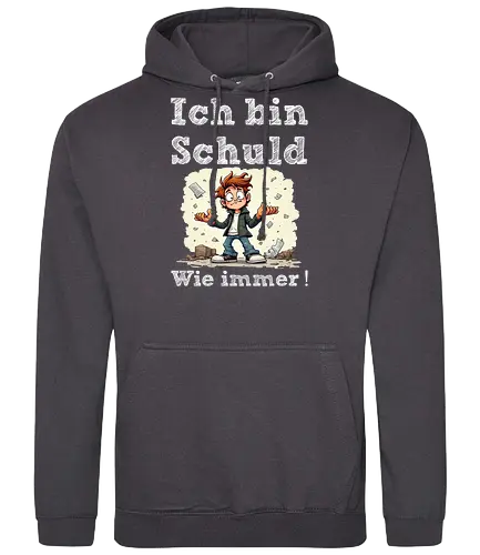 Ich bin Schuld - Wie immer ! (Dunkel) - Geschenk, Spass, Party, Witzig, Lustig, Böse, Kinder, Nerven, Verrückt, Schule, Lehrer, Kollege, Erzieher, Erzieherin, Kindergarten, Arbeitskollege, Kollegin, Geburtstag, SchuldigeSeite, WieImmer, VerantwortungÜbernehmen, ChaosMeister, IchBinSchuld, T-ShirtMitHumor, SarkasmusPur, LustigeSprüche, EhrlicheAussagen, Selbstironie, FehlerMachen, KultTee, TäglicherWahnsinn, AlltagComedy - Standard Hoodie