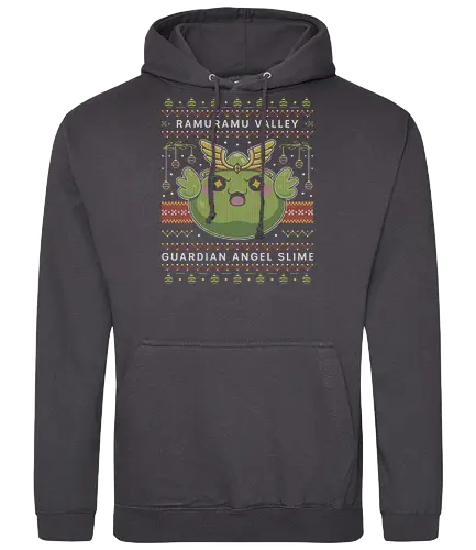 Ramuramu Valley Ugly Sweater - maplestory, christmas, xmas, ugly christmas sweater, pink bean, maplestory 2, maple story, slime, yeti, mushroom, kawaii, anime, chibi, nostalgia, video game, gaming, gamer, zakum helm - Standard Hoodie